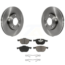 Load image into Gallery viewer, Front Disc Brake Rotors And Ceramic Pads Kit For Mazda 3 Sport