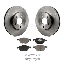 Charger l&#39;image dans la galerie, Front Disc Brake Rotors And Ceramic Pads Kit For Ford Focus C-Max