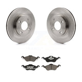 Front Disc Brake Rotors And Ceramic Pads Kit For Ford Focus