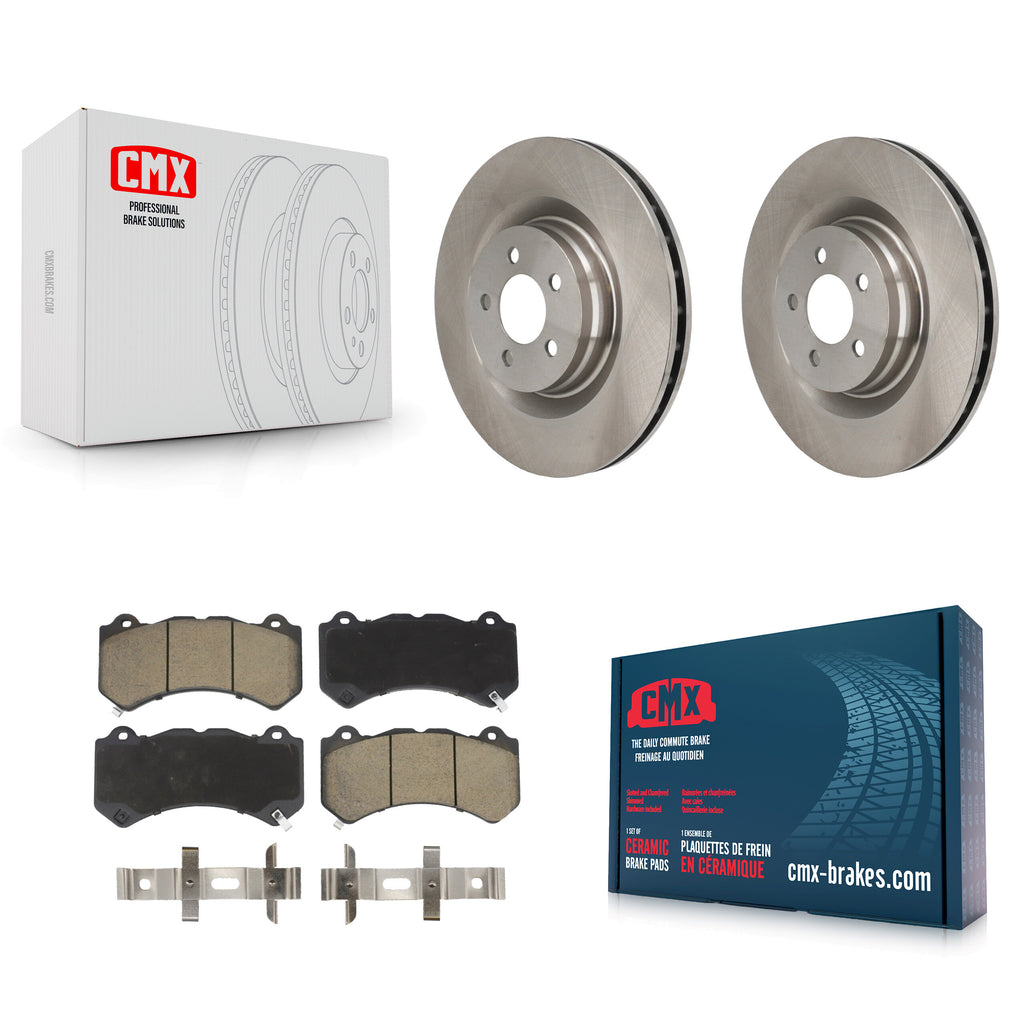 Front Disc Brake Rotors And Ceramic Pads Kit For Dodge Challenger Charger