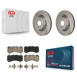 Front Disc Brake Rotors And Ceramic Pads Kit For Dodge Challenger Charger