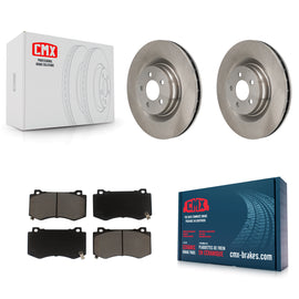 Front Disc Brake Rotor Ceramic Pad Kit For Dodge Charger Chrysler 300 Challenger