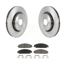 Charger l&#39;image dans la galerie, Front Brake Rotors &amp; Ceramic Pad Kit For Dodge Charger With 355mm Diameter Rotor