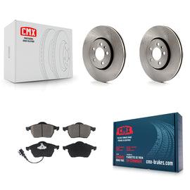 Front Disc Brake Rotors And Ceramic Pads Kit For Volkswagen Jetta Beetle Golf