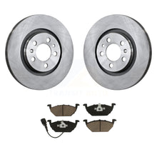 Charger l&#39;image dans la galerie, Front Disc Brake Rotor And Ceramic Pad Kit For Volkswagen Jetta Beetle Golf City