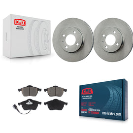 [Front] 1996-1998 Volkswagen Jetta 2.8L Premium OE Brake Rotors & Ceramic Pads Kit For Max Braking