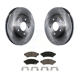 Front Brake Rotor Ceramic Pad Kit For Pontiac Grand Prix Buick LaCrosse Uplander