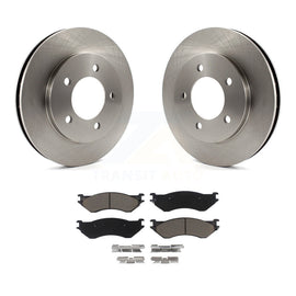 Front Disc Brake Rotor Ceramic Pad Kit For Ford Expedition Lincoln Navigator 4WD