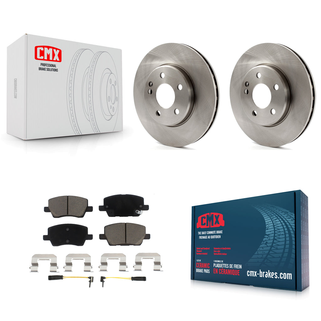 [Front] 2006-2011 Mercedes-Benz B200 Premium OE Brake Rotors & Ceramic Pads Kit For Max Braking