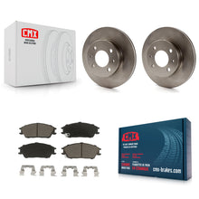 Load image into Gallery viewer, [Front] 2000-2005 Hyundai Accent Premium OE Brake Rotors &amp; Ceramic Pads Kit For Max Braking