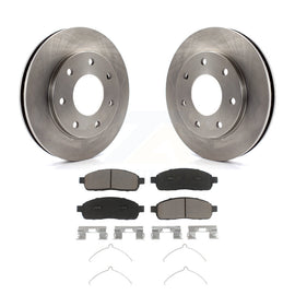 [Front] 2004 Ford F-150 4WD Premium OE Brake Rotors & Ceramic Pads Kit For Max Braking