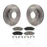 [Front] 2004 Ford F-150 4WD Premium OE Brake Rotors & Ceramic Pads Kit For Max Braking