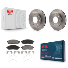 Charger l'image dans la galerie, [Front] 2004 Ford F-150 4WD Premium OE Brake Rotors &amp; Ceramic Pads Kit For Max Braking