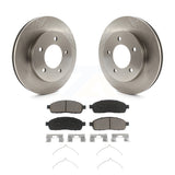 [Front] 2004 Ford F-150 4WD With 5 Lug Wheels Premium OE Brake Rotors & Ceramic Pads Kit For Max Braking