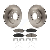 [Front] 2009 Ford F-150 With 6 Lug Wheels Premium OE Brake Rotors & Ceramic Pads Kit For Max Braking