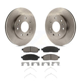 [Front] 2009 Ford F-150 With 7 Lug Wheels Premium OE Brake Rotors & Ceramic Pads Kit For Max Braking