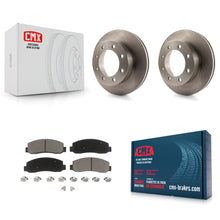 Charger l'image dans la galerie, Front Disc Brake Rotors And Ceramic Pads Kit For Ford F-350 Super Duty F-450