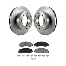 Charger l&#39;image dans la galerie, Front Disc Brake Rotors And Ceramic Pads Kit For Ford F-250 Super Duty F-350