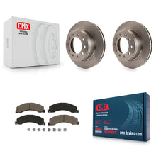 Charger l'image dans la galerie, Front Brake Rotors Ceramic Pad Kit For Ram 5500 Dodge Sterling Truck 4500 Bullet