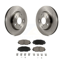 Load image into Gallery viewer, Front Brake Rotors Ceramic Pad Kit For Toyota RAV4 Scion xB Prius V Lexus HS250h