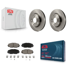 Load image into Gallery viewer, Front Brake Rotors Ceramic Pad Kit For Toyota RAV4 Scion xB Prius V Lexus HS250h