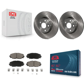 Front Brake Rotor And Ceramic Pad Kit For Toyota Corolla Scion xD Matrix Pontiac