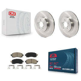 Front Disc Brake Rotors And Ceramic Pads Kit For Subaru Crosstrek Impreza