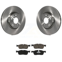 Charger l&#39;image dans la galerie, Front Disc Brake Rotors And Ceramic Pads Kit For Land Rover Range Evoque