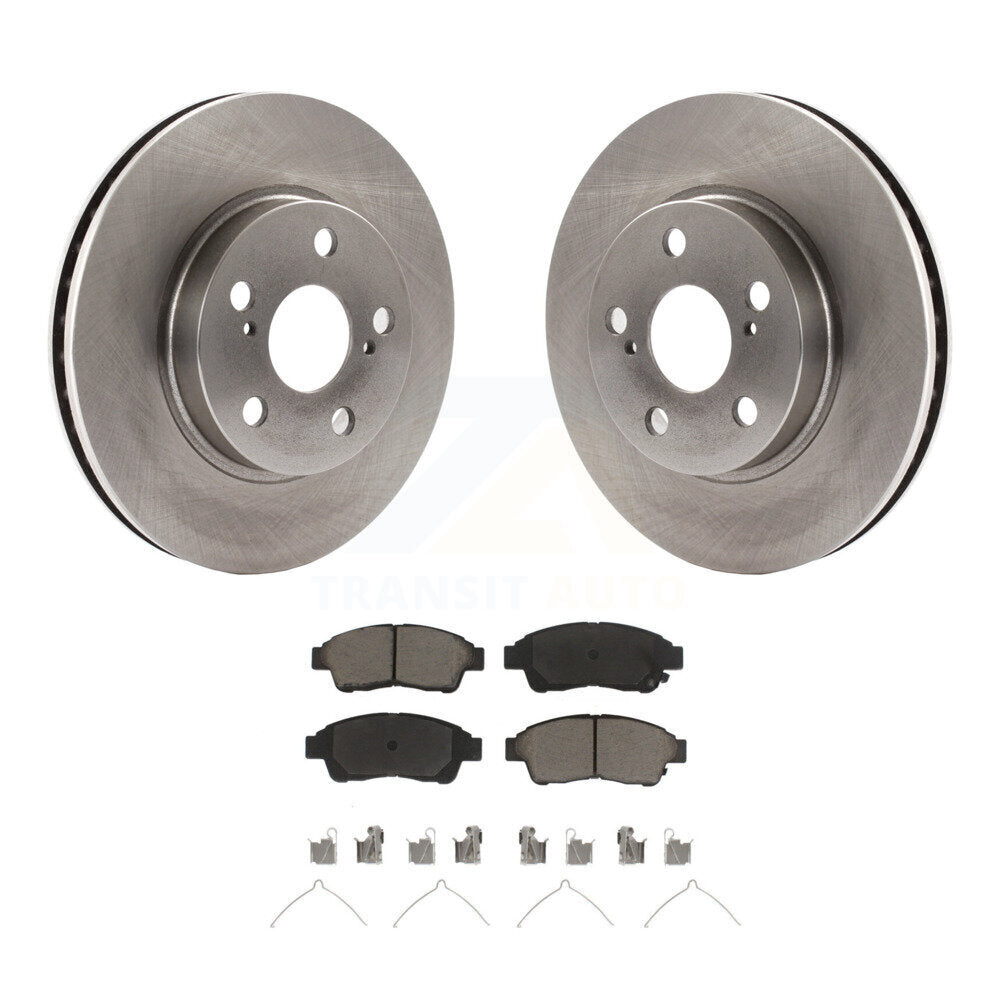 Front Disc Brake Rotors And Ceramic Pads Kit For 1994-1997 Toyota Celica ST