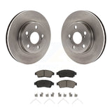 [Front] 1994-1997 Toyota Celica ST Premium OE Brake Rotors & Ceramic Pads Kit For Max Braking