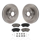 [Front] 1998 Toyota Celica Premium OE Brake Rotors & Ceramic Pads Kit For Max Braking