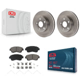 [Front] 1998 Toyota Celica Premium OE Brake Rotors & Ceramic Pads Kit For Max Braking