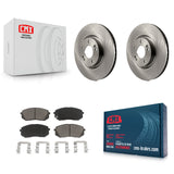Front Disc Brake Rotor And Ceramic Pad Kit For Hyundai Tucson Sonata Kia Cadenza