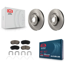 Charger l'image dans la galerie, Front Disc Brake Rotors And Ceramic Pads Kit For Hyundai Sonata Kia Optima