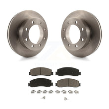 Charger l&#39;image dans la galerie, Front Disc Brake Rotors And Ceramic Pads Kit For Ford F-350 Super Duty F-450