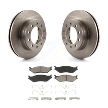 Load image into Gallery viewer, Front Brake Rotors Ceramic Pad Kit For Ford F-450 Super Duty F-550 International