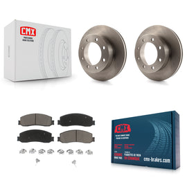 [Front] 2011 Ford F-350 Super Duty 4WD Premium OE Brake Rotors & Ceramic Pads Kit For Max Braking