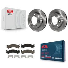 Load image into Gallery viewer, Front Brake Rotor Ceramic Pad Kit For Chevrolet Silverado 2500 HD GMC Express H2