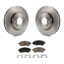 Charger l&#39;image dans la galerie, Front Disc Brake Rotors And Ceramic Pads Kit For 2003-2004 Cadillac Seville