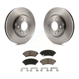 [Front] 2003-2004 Cadillac Seville Premium OE Brake Rotors & Ceramic Pads Kit For Max Braking