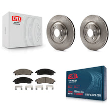 Charger l'image dans la galerie, Front Disc Brake Rotor &amp; Ceramic Pad Kit For Cadillac CTS STS Pontiac Bonneville