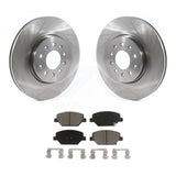 Front Brake Rotors Ceramic Pad Kit For Chevrolet Equinox GMC Terrain Buick Regal