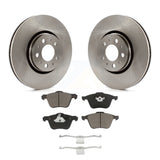 Front Brake Rotor Ceramic Pad Kit For 03-14 Volvo XC90 With 316mm Diameter