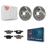 Front Brake Rotor Ceramic Pad Kit For Mercedes-Benz E320 Chrysler Crossfire E430