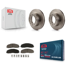 Load image into Gallery viewer, Front Disc Brake Rotors And Ceramic Pads Kit For Ford F-350 Super Duty F-250