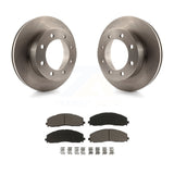 [Front] 2013 Ford F-350 Super Duty 4WD Premium OE Brake Rotors & Ceramic Pads Kit For Max Braking