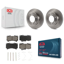 Front Disc Brake Rotors And Ceramic Pads Kit For Hummer H3 H3T