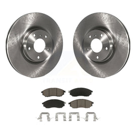 Front Brake Rotors & Ceramic Pad Kit For INFINITI Nissan G37 Murano G35 M35 370Z