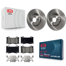 Load image into Gallery viewer, Front Brake Rotors Ceramic Pad Kit For 2017-2018 INFINITI Q70 With Sport Package