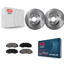 [Front] 1998-2002 Honda Accord 3.0L Premium OE Brake Rotors & Ceramic Pads Kit For Max Braking